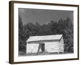 person cabin in Hale County, Alabama, c.1936-Walker Evans-Framed Photographic Print