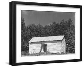 person cabin in Hale County, Alabama, c.1936-Walker Evans-Framed Photographic Print