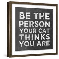 Person Cat-Erin Clark-Framed Giclee Print