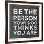 Person Dog-Erin Clark-Framed Giclee Print