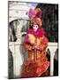 Person Dressed in Carnival Mask and Costume, Veneto, Italy-Lee Frost-Mounted Photographic Print