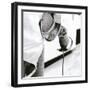 Person Holding a Fencing Sword-null-Framed Photographic Print