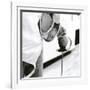 Person Holding a Fencing Sword-null-Framed Photographic Print