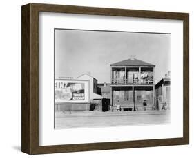 person house in New Orleans, Louisiana, 1936-Walker Evans-Framed Photographic Print