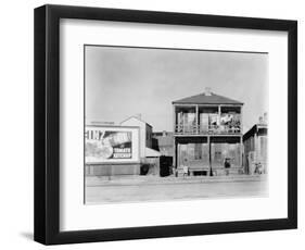 person house in New Orleans, Louisiana, 1936-Walker Evans-Framed Photographic Print