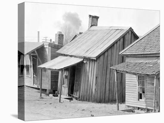 person houses, Mississippi, 1936-Walker Evans-Stretched Canvas