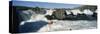 Person kayaking in a river, Great Falls, Potomac River, Maryland, USA-null-Stretched Canvas