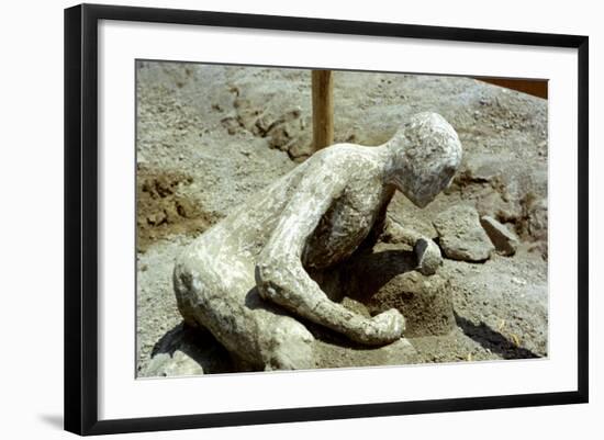 Person Killed by the Pompeii Eruption, 79 Ad-null-Framed Photographic Print