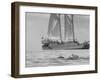 Person on Vacation in the Caribbean Sea in Front of a Catamaran-Michael Rougier-Framed Photographic Print