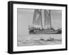 Person on Vacation in the Caribbean Sea in Front of a Catamaran-Michael Rougier-Framed Photographic Print