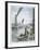 Person Plunges 55 Metres from Portside, Rouen, 1901-null-Framed Giclee Print