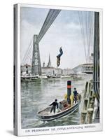 Person Plunges 55 Metres from Portside, Rouen, 1901-null-Stretched Canvas