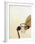 Person's Hand Holding a Basketball Near the Hoop-null-Framed Photographic Print