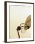 Person's Hand Holding a Basketball Near the Hoop-null-Framed Photographic Print