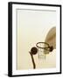 Person's Hand Holding a Basketball Near the Hoop-null-Framed Photographic Print