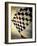 Person's Hand Waving a Checkered Flag-null-Framed Photographic Print