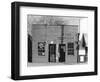 person shop fronts in Vicksburg, Mississippi, 1936-Walker Evans-Framed Photographic Print