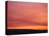 Person Watching the Sunset from Sand Dune on Coast, Oregon Dunes National Recreation Area, Oregon-Steve Terrill-Stretched Canvas