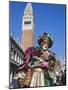 Person Wearing Masked Carnival Costume, Veneto, Italy-Bruno Morandi-Mounted Photographic Print