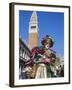 Person Wearing Masked Carnival Costume, Veneto, Italy-Bruno Morandi-Framed Photographic Print