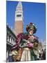 Person Wearing Masked Carnival Costume, Veneto, Italy-Bruno Morandi-Mounted Photographic Print