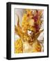 Person Wearing Masked Carnival Costume, Venice Carnival, Venice, Veneto, Italy-Bruno Morandi-Framed Photographic Print