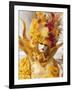 Person Wearing Masked Carnival Costume, Venice Carnival, Venice, Veneto, Italy-Bruno Morandi-Framed Photographic Print