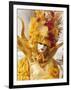 Person Wearing Masked Carnival Costume, Venice Carnival, Venice, Veneto, Italy-Bruno Morandi-Framed Photographic Print