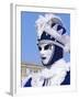 Person Wearing Masked Carnival Costume, Venice Carnival, Venice, Veneto, Italy-Bruno Morandi-Framed Photographic Print