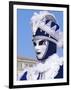Person Wearing Masked Carnival Costume, Venice Carnival, Venice, Veneto, Italy-Bruno Morandi-Framed Photographic Print