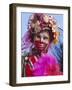 Person Wearing Masked Carnival Costume, Venice Carnival, Venice, Veneto, Italy-Bruno Morandi-Framed Photographic Print