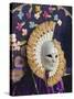 Person Wearing Masked Carnival Costume, Venice Carnival, Venice, Veneto, Italy-Bruno Morandi-Stretched Canvas