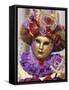 Person Wearing Masked Carnival Costume, Venice Carnival, Venice, Veneto, Italy-Bruno Morandi-Framed Stretched Canvas