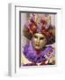 Person Wearing Masked Carnival Costume, Venice Carnival, Venice, Veneto, Italy-Bruno Morandi-Framed Photographic Print