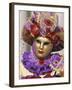 Person Wearing Masked Carnival Costume, Venice Carnival, Venice, Veneto, Italy-Bruno Morandi-Framed Photographic Print