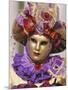 Person Wearing Masked Carnival Costume, Venice Carnival, Venice, Veneto, Italy-Bruno Morandi-Mounted Photographic Print