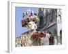 Person Wearing Masked Carnival Costume, Venice Carnival, Venice, Veneto, Italy-Bruno Morandi-Framed Photographic Print