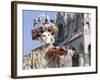 Person Wearing Masked Carnival Costume, Venice Carnival, Venice, Veneto, Italy-Bruno Morandi-Framed Photographic Print