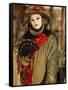 Person Wearing Masked Carnival Costume, Venice Carnival, Venice, Veneto, Italy-Bruno Morandi-Framed Stretched Canvas