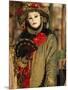 Person Wearing Masked Carnival Costume, Venice Carnival, Venice, Veneto, Italy-Bruno Morandi-Mounted Photographic Print