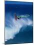 Person Windsurfing in the Sea-null-Mounted Photographic Print