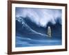 Person Windsurfing in the Sea-null-Framed Photographic Print