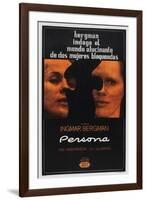 Persona, Argentinan poster, Bibi Andersson, Liv Ullmann, 1966-null-Framed Art Print