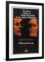 Persona, Argentinan poster, Bibi Andersson, Liv Ullmann, 1966-null-Framed Art Print