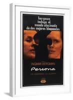 Persona, Argentinan poster, Bibi Andersson, Liv Ullmann, 1966-null-Framed Art Print