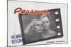 Persona, Bibi Andersson, Liv Ullmann, Belgian lobbycard, 1966-null-Mounted Art Print