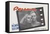 Persona, Bibi Andersson, Liv Ullmann, Belgian lobbycard, 1966-null-Framed Stretched Canvas