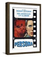 Persona, Italian poster, Liv Ullmann, 1966-null-Framed Art Print