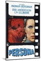 Persona, Italian poster, Liv Ullmann, 1966-null-Mounted Art Print