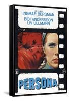 Persona, Italian poster, Liv Ullmann, 1966-null-Framed Stretched Canvas